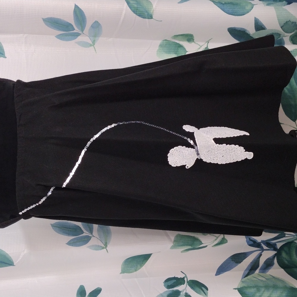 Felt type stretch waist Poodle skirt